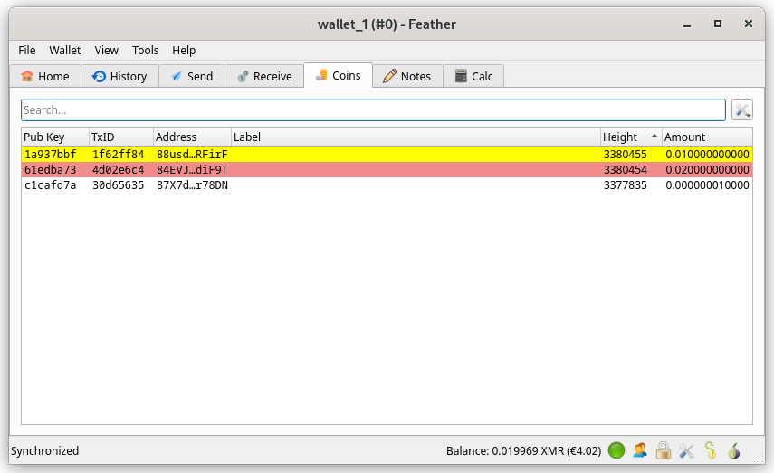 image from Feather: A Free Monero Desktop Wallet