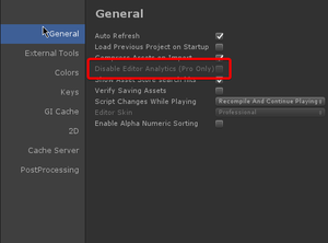 Unity data collection UI