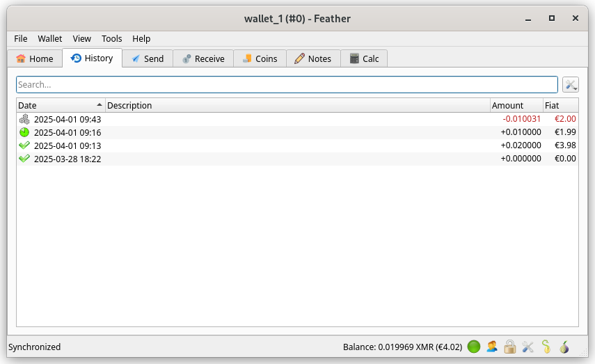 image from Feather: A Free Monero Desktop Wallet