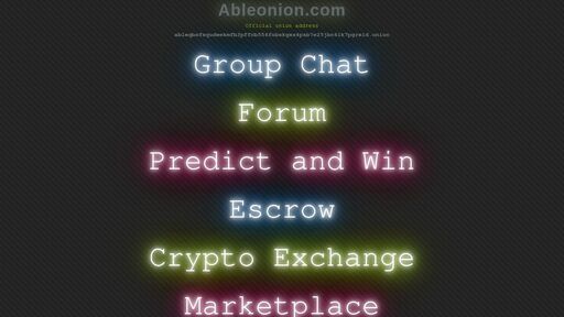 screenshot of Ableonion Random Chat | Zero Signup, No JavaScript, No Tracking - http://ableqbsfxqudwekmfb3pffnb554fobskgxs4psb7e25jbn6ik7pgrxid.onion/login