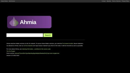 screenshot of Ahmia — Search Tor Hidden Services - ahmiafhiu3f4yzx33lkgqswe3gcyaw7b3qphj467cl7mm4nlu36xi4id.onion