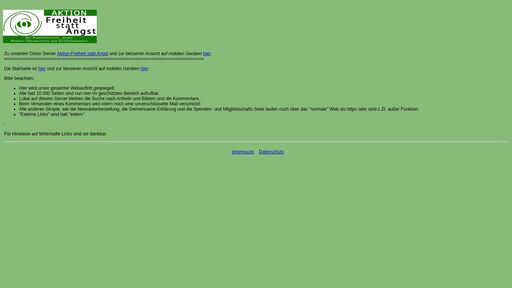 screenshot of Aktion Freiheit statt Angst - http://a6pdp5vm5zsanx3wnwpxpldxkwtcxx5f5l4mhzy6hhuhyg65xy4ntyad.onion