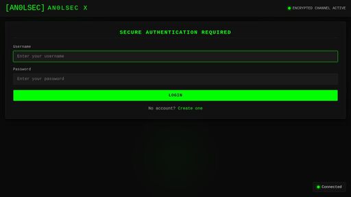 screenshot of AN0LSEC X - Secure Darkweb Chat - http://sghkg67bavs73msmo5m62e73ecmwydq7ebeki6yoxdyzeqvwjemvcrad.onion