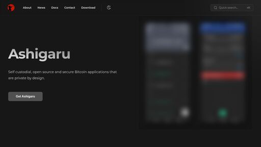 screenshot of Ashigaru - http://ashigaruprvm4u263aoj6wxnipc4jrhb2avjll4nnk255jkdmj2obqqd.onion