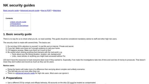 screenshot of Watchdog - http://nksecur5aoxbew7x4t2jebk7ordomil3a4xubeamno76zexicppwhiad.onion/watchdog.html