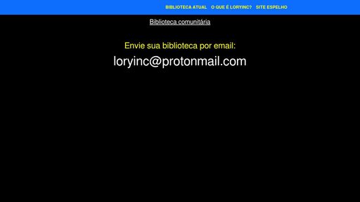 screenshot of Biblioteca Comunitária - ngf3sgcspodwsqmlvpj2s37taaylkysxftaxpgahx6fojwjhl4vrteqd.onion