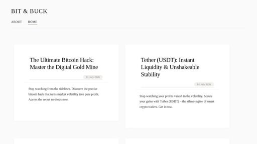 screenshot of Bit & Buck - rupammn4ckspdd7vfqnv6v5e77ewraklnmbq47e6wsbfjdwhxooh52qd.onion