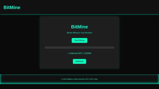 screenshot of BitMine - Bitcoin Miner - zmk6xdfasxw2mhkbyuudwnid67kfaw4hls5qxmuwbondirkzudn62byd.onion