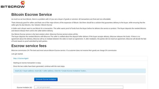 screenshot of Bitscrow - vijuvevozg2nb37h6cpra2hvn3uphmaejwiemqxagzyi5r72zmrp74qd.onion