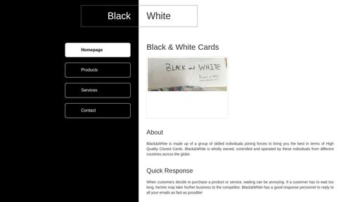 screenshot of Black&White Cards | EUR and USD cloned cards - http://realnuiy7ndjzadaibeppcb3w62tpfcxd4zd5rfq5trehei4ulzfpoid.onion