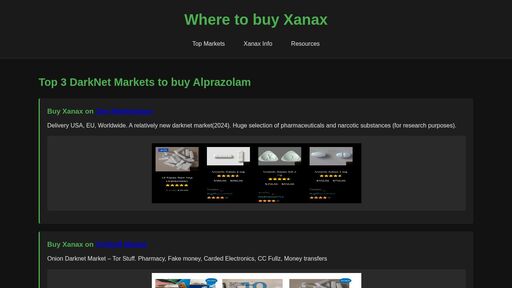 screenshot of Buy Xanax(Alprazolam) from $2/pill - rxfpdzhcfmjxvkohawzisnvojy36gxustnznmwd7miwno54fyh2bw2qd.onion