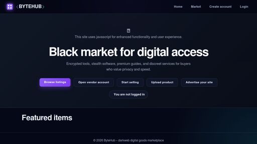 screenshot of ByteHub - Upload Product - http://tex5kebglq3qrycy7aogvedltcvdnkn3ag25uz7uktvofhnvznwn3zqd.onion/upload.html