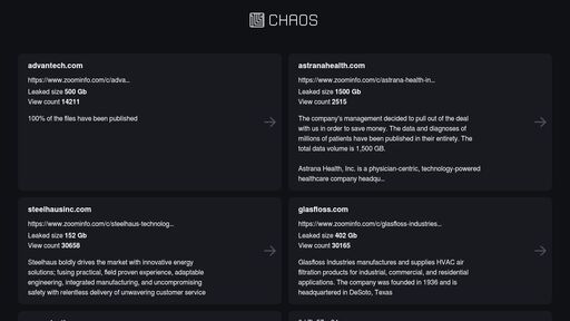 screenshot of CHAOS - hptqq2o2qjva7lcaaq67w36jihzivkaitkexorauw7b2yul2z6zozpqd.onion