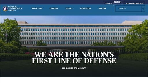 screenshot of CIA - ciadotgov4sjwlzihbbgxnqg3xiyrg7so2r2o3lt5wz5ypk4sxyjstad.onion