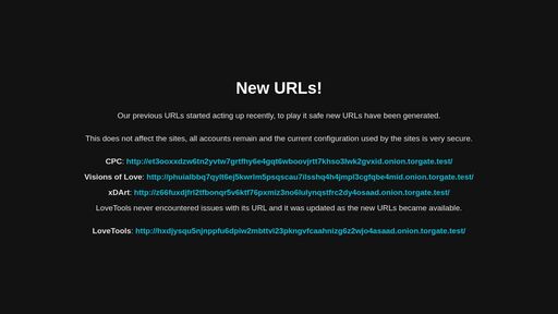 screenshot of CPC - New URLs - x7jful4g6a46y3dnp2xrfsvycck7edgtzdlqxvfj4wv4tgfwx47tfuqd.onion