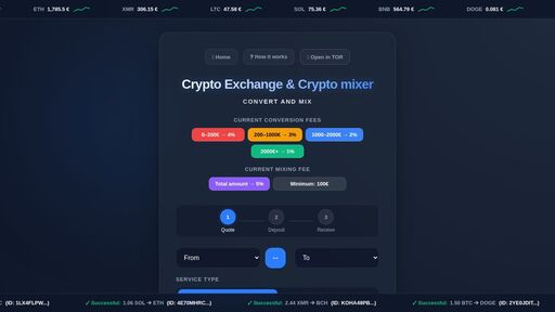 screenshot of Crypto Exchange — Premium Security - 7s5ceawsnjvx5nj5aqur7z5trqo7zgcsuey7neasyq45fz5unfkux6ad.onion