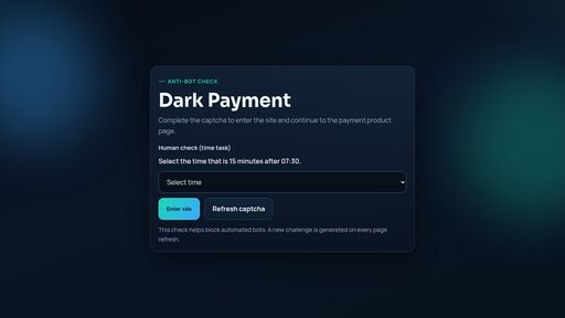 screenshot of Dark Payment - Anonymous Bitcoin Processing - l6qfikgu5dnui4t6dmafk64bm5y2enb2ci6ap2x54ttdqlkho4dh5hyd.onion