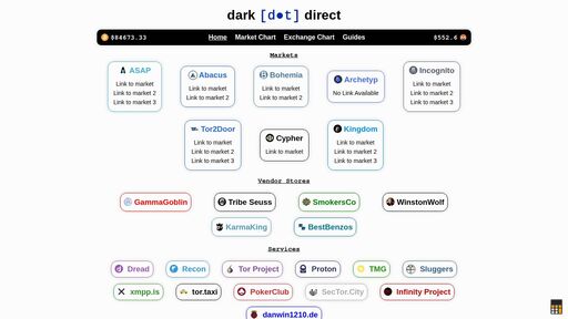 screenshot of dark.direct | direct access to the darknet - dddirectinfv3htc4vl6mied5lpaatora7mmqkcf3sfjrx37fajigmyd.onion
