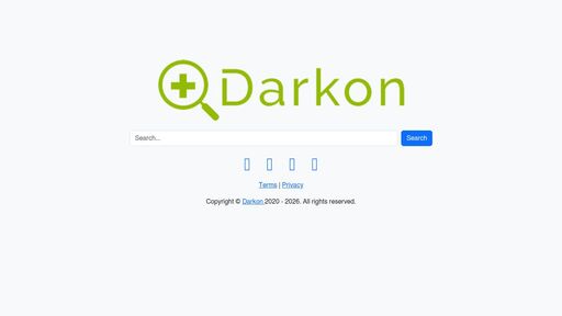 screenshot of TERMS - DARKON - http://darkon6dl224zzwvkhzaijmskqikaqeandkccbje7lmblov56ujzvvad.onion/terms.php
