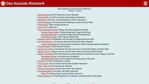 screenshot of Das Asoziale Netzwerk - asozialltdsjhcz5gmpdj4slfin2u3udxmcy5kepsgsgd5w7le4gifad.onion