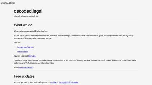 screenshot of decoded.legal - http://dlegal66uj5u2dvcbrev7vv6fjtwnd4moqu7j6jnd42rmbypv3coigyd.onion