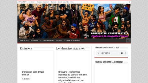 screenshot of Démocratie Participative – Le site le plus censuré d'Europe - 7ov433bmudtgkl3vnjbg6rfke4n4rwk6xi2mxrvlgjgrw46ws7vqrsqd.onion