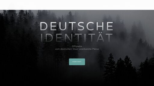 screenshot of Deutsche Identität - http://lk5exfnzwwlxyxh3pn622457wpntuitbzstm4pxdz6jbkidopjza3jid.onion/index_english.html