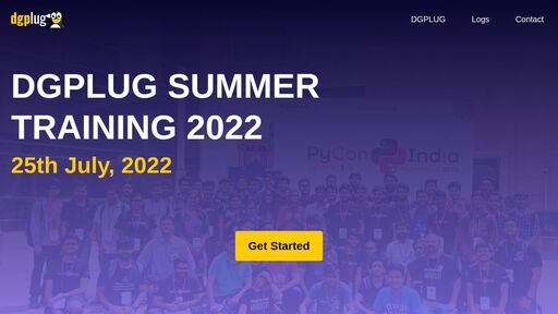 screenshot of DGPLUG Summer Training - aknfm77troykzirpefkq23pwjmfuq3xnuny3ztrmyhvjti5vzxq2eiqd.onion