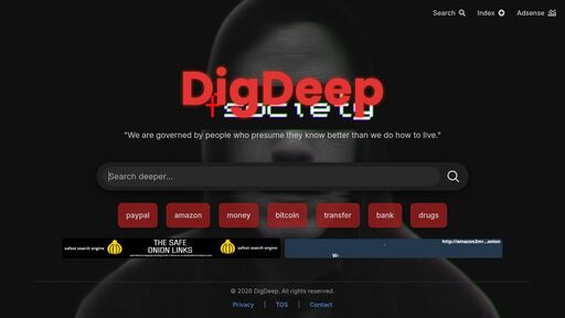 screenshot of Results for Money - Dig Deep - http://digdeeptl4vegzckwgxt3pzwhatzn5phko7bu3mzs7my4ihkgeicivid.onion/search?q=Money&page=4