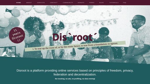 screenshot of Blog | Disroot.org - http://j4dhkkrfv66no3miwc7dv22cytk4rcjlsv6yqsjxgcnkswxqlbjuh2qd.onion/blog/tag:registration