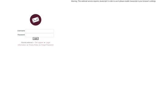 screenshot of Disroot webmail :: Welcome to Disroot webmail - http://mdlwkwn2nhzzuymmyr5mjyoqppoyp46k4remaliu2zrmkayl5yfeh7ad.onion