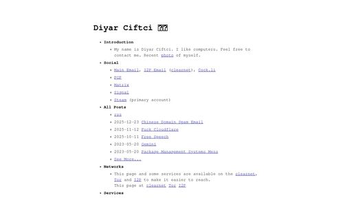 screenshot of Diyar Ciftci 🇵🇸 - v5ged65skdrcvvzerpdnnplqn73rgd6kzj4abjnfobsq6v7gvus5okyd.onion