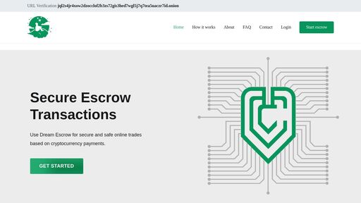 screenshot of Dream Escrow – Buy or sell with Dream escrow service - http://jql2s4jr4xow2dzocclof2b3zs72gis3hed7wgl5j7q7tea5uaczr7id.onion