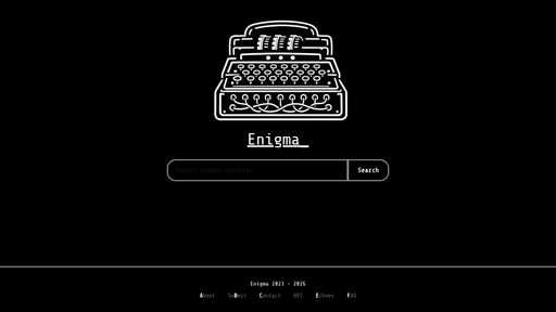 screenshot of Enigma - enigmanunlkbxrvsn36y4xjyw2mofxfd3ooagidnwzanvcoetnp5y4id.onion