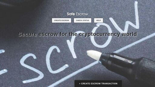screenshot of Escrow Service for Bitcoin and other cryptocurrencies | SafeEscrow - nnxnbfzn6duip54j7kutes5wzfvz7rgxn6dskmtj7ycmtujcrafwftqd.onion