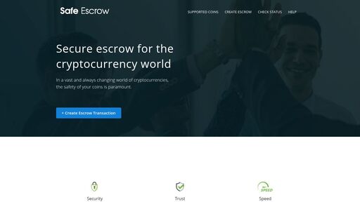 screenshot of Escrow Service for Bitcoin and other cryptocurrencies | SafeEscrow - nnxnbfzn6duip54j7kutes5wzfvz7rgxn6dskmtj7ycmtujcrafwftqd.onion