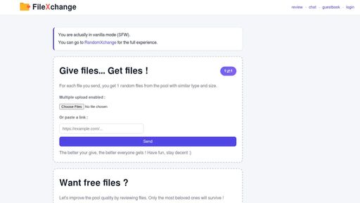 screenshot of FileXchange - filex2uvw2un5aylns7pk5kpzejgtsppue6sl5zl24oaccpdt6qkgxad.onion