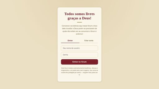 screenshot of Fórum Sagrado - http://forumsc47cx4fb4egkkibj4xu7z2km2foj67a5zzz5rpv4fmkemallqd.onion