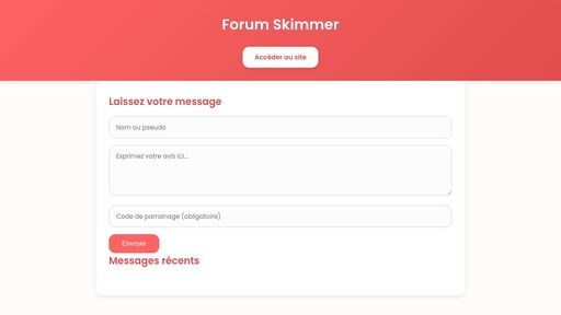 screenshot of Forum Skimmer - 4qe33q322rgv6olcz55ysfljzgvle2luv6j5bwk7khzfu5ly4eon5rqd.onion