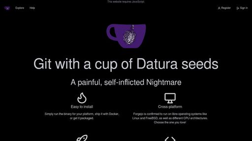 screenshot of Git with a cup of Datura seeds - gdatura24gtdy23lxd7ht3xzx6mi7mdlkabpvuefhrjn4t5jduviw5ad.onion