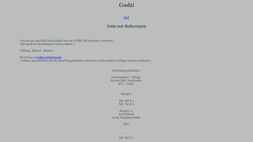 screenshot of Godzi - xujei3ratqy3n25plvi6i4n52lammo5r5d2s2c55lnp5e24d4vf5uhqd.onion