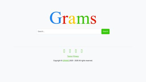 screenshot of GRAMS - SEARCH THE DARKNET - http://gramse7fp7cxfzmj5lv3533z7kn7tffedjg726aig7jxdgpzg7qxizid.onion