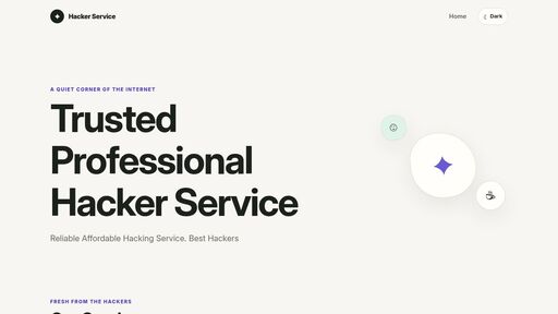 screenshot of Hacker Service · Trusted Professional Hacker Service - vc4idv3yapjyi5gizycezwyfz3ecs2zckc6mchf35oqsvelvdiyj5zyd.onion