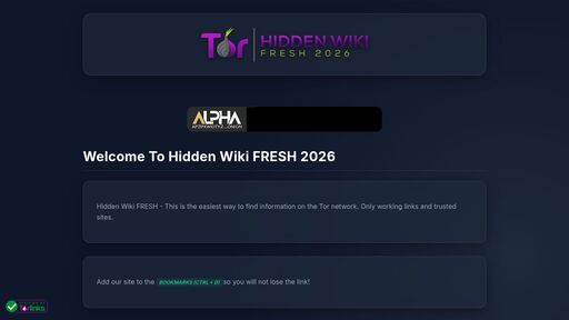 screenshot of Hidden Wiki FRESH | 2026 - ieeppzy7cz254nz2iz7omykshnlap5ktjq3r7ujfpxagygaobpxfdbqd.onion