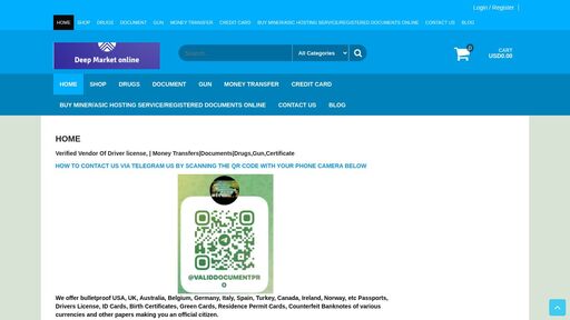 screenshot of Home - Deep Market online - zkpckszxe37pnv3eyxxzmqgm3ftllmizzr3fdx7b6rxsbvt3rn2rzwid.onion