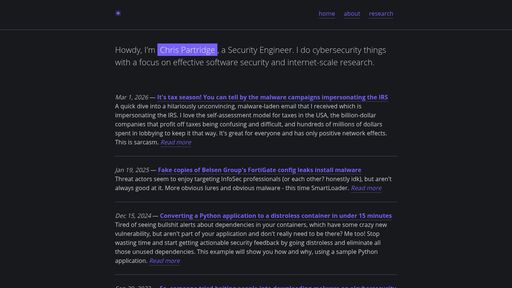 screenshot of Index | tweedge's blog - tweedge32j4ib2hrj57l676twj2rwedkkkbr57xcz5z73vpkolws6vid.onion