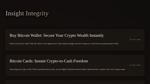 screenshot of Insight Integrity - 75cmffunmgfagqka2rv6kr7rtgr3pcigrnwowwubfnor43lssjrb4kyd.onion