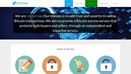 screenshot of How it works – Jet Escrow Service - http://jetesc7yeuxmqzaq7jjs4swknp4w3yoabe72om7tegltk3zmuhvahtad.onion/how-it-works.php