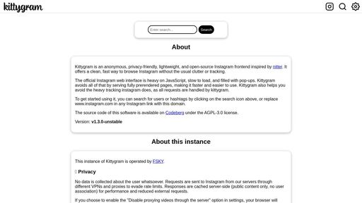 screenshot of kittygram - instab6cpzrbczpkrvjj3gutly5qx3o2xzpyhlmtwthtzjmjw4tppvad.onion
