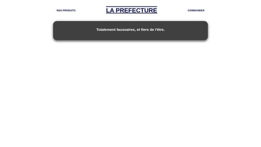 screenshot of La Préfecture - http://e7r7k5j66hcd33srtiuepczisgq57mji5qi7df37sb55iptyza6rqfid.onion/produits.html